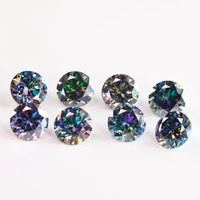 Pierres de Moissanite Créées en Laboratoire en Gros, Taille Ovale Colorée 1-4 Carats, Effet Feu et Jeu de Couleurs pour la Fabrication de Bijoux, Certifiées par un Certificat Tierce Partie