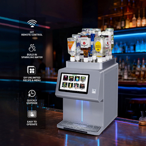 Distributeur <span class=keywords><strong>de</strong></span> cocktails intelligent à écran tactile, qualité alimentaire, à froid, avec 9/12 vannes et fonction eau gazeuse, pour bars et salons - Product Image 2