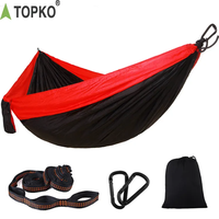TOPKO-hamac portable confortable avec logo et couleur personnalisé de haute qualité, balançoire de patio, hamacs de camping en plein air, Offre Spéciale populaire