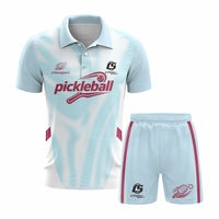 Maillot de pickleball sublimé en gros Rollfly, design personnalisé, vêtements de pickleball anti-UV, séchage rapide, tenue d'équipe de pickleball