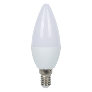 YIHAN หลอดไฟ LED SMD ขั้ว E27 รูปทรง B12 2700K แสงเดย์ไลท์ ตัวเรือนพลาสติก AC 220V 25000 ชั่วโมง CRI 80 - Product Image 1