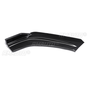Nouveau kit carrosserie 3 pièces aspect fibre de carbone/noir pour lèvre de pare-chocs avant de voiture Honda Civic Berline 4 portes 2016 2017 2018 - Product Image 5