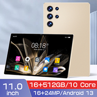 Hot Selling S23 11-inch 16+512GB 10-core Android 13 Tablet PC for Kids Online Learning & Reading & Writing Tablet