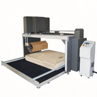 Machine d'essai de roulage de matelas / Équipement d'essai de compression des bords de matelas / Testeur de fermeté et de déformation de matelas ASTM F1566