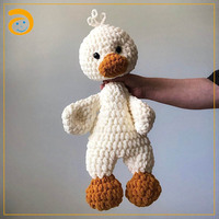 Couverture de couchage pour bébé tricotée à la main avec logo et étiquette personnalisés Jouets Couette crochet style animal