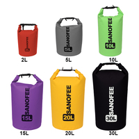 Sac à dos étanche en bâche PVC Ocean Pack 2L 3L 5L 10L 15L 20L 30L pour kayak, surf, plongée, rafting
