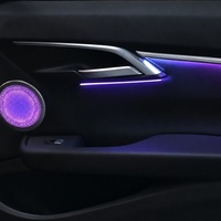 Kit d'éclairage d'ambiance pour voiture BMW RGB 64 couleurs, éclairage intérieur pour BMW Série 1 2016-2023, contrôle par application LED Symphony