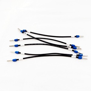 Maßgefertigte Einzeldraht-Kabelkonfektion mit Crimpanschlüssen, Ferrulen und Schrumpfschlauch für Elektrische Geräte - Product Image 3