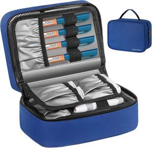 Estuche <span class=keywords><strong>de</strong></span> Viaje <span class=keywords><strong>para</strong></span> <span class=keywords><strong>Insulina</strong></span> con Cierre <span class=keywords><strong>de</strong></span> Cremallera, <span class=keywords><strong>Precio</strong></span> <span class=keywords><strong>de</strong></span> Fábrica, con 4 Bolsas <span class=keywords><strong>de</strong></span> Hielo Reutilizables, Organizador <span class=keywords><strong>para</strong></span> <span class=keywords><strong>Insulina</strong></span> y Suministros <span class=keywords><strong>para</strong></span> Diabéticos - Product Image 2
