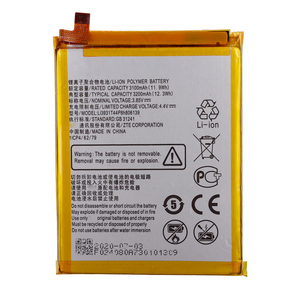 Batería de teléfono móvil de repuesto de alta calidad 3200mAh Li3931T44P8h806139 para <span class=keywords><strong>ZTE</strong></span> <span class=keywords><strong>Blade</strong></span> V9 V10 /V9Vita V10Vita/A7 Vita/A4/A5 <span class=keywords><strong>2020</strong></span> - Product Image 1