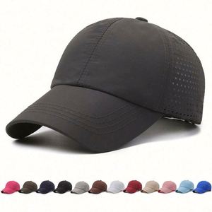 2024 Wholesale Spring Summer Laser Hole Baseball Cap Outdoor Sport Quick Dry Women's Baseball <b>Hats</b> - Product Image 2