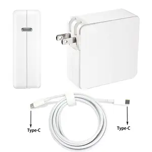 Mac Book Pro-cargador USB C de 96W, adaptador de corriente de portátil con Cable de 5A 2m, enchufe de EE. UU., UE, AU y Reino Unido, venta al por mayor