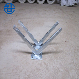 <span class=keywords><strong>รั้ว</strong></span>ป้องกันการปีนป่ายแบบกันขโมยสำหรับชุมชนที่อยู่อาศัย ทำจากเหล็กกล้าไร้สนิมชุบสังกะสี ปี 2026 รุ่น Cross Razor แบบเกลียวคู่ - Product Image 3