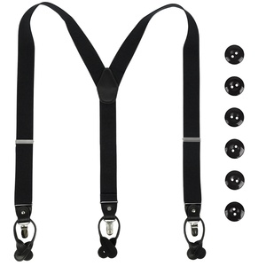 <span class=keywords><strong>Tirantes</strong></span> Ajustables Personalizados para Hombre, Tipo Y, con Botones Decorativos, para Esmoquin, Varios Colores y Diseños, Poliéster, 3.5cm de Ancho, Cobre, Marca Personalizada - Product Image 4