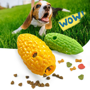 Jouets interactifs pour chiens en forme de melon amer, jouets à mâcher et à grincer en TPR pour chiens, jouets de dentition en forme de courge amère - Product Image 1