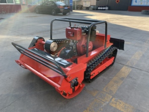 Mesin pemotong rumput Mini otomatis Diesel Crawler 200mm pemotong tinggi - Product Image 4