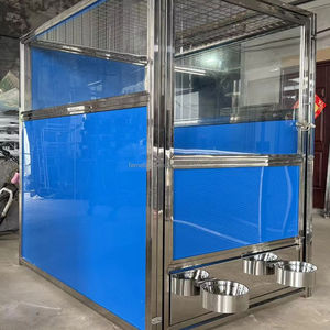 บ้านสัตว์เลี้ยงแบบมีหลังคาสูงสั่งทำพิเศษ พร้อมประตูกระจกนิรภัย - Product Image 2