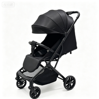 Poussette légère pour bébé, pliable d'une seule main, poussette de voyage portable avec grand pare-soleil, certifiée EN1888, OEM ODM