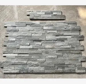 Dış DUVAR KAROLARI tasarım gri kayrak doğal taş duvar panelleri