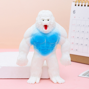 Figurine en TPR personnalisée, <span class=keywords><strong>jouet</strong></span> à presser orang-outan, figurine de <span class=keywords><strong>gorille</strong></span> monstre personnalisée pour soulager le stress, <span class=keywords><strong>jouet</strong></span> extensible en gros - Product Image 2