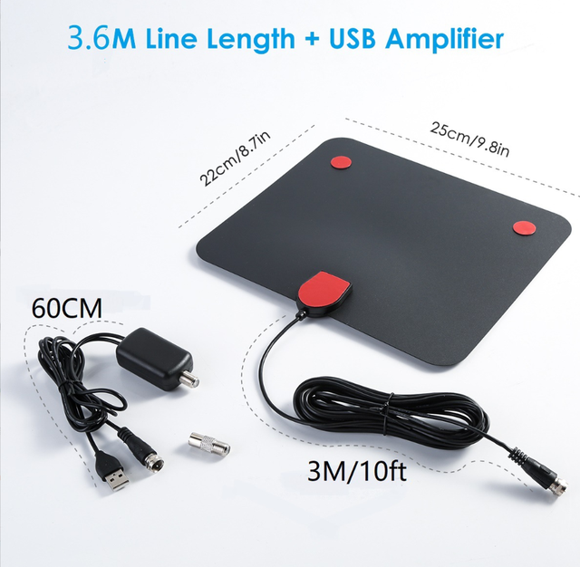 Premium European and American Best-selling ATSC Digital TV Antenna for Indoor HDTV