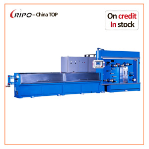เครื่องผลิตลวดอัตโนมัติ RIPO เครื่องดึงลวดหลายหัวและเครื่องอบชุบลวดแบบต่อเนื่อง - Product Image 1