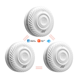 Vente en gros 868MHZ photoélectrique Tuya Fire Smart <span class=keywords><strong>détecteur</strong></span> <span class=keywords><strong>de</strong></span> fuite <span class=keywords><strong>de</strong></span> <span class=keywords><strong>fumée</strong></span> capteur EN14604 sans fil Interlink <span class=keywords><strong>Wifi</strong></span> <span class=keywords><strong>détecteur</strong></span> <span class=keywords><strong>de</strong></span> <span class=keywords><strong>fumée</strong></span> - Product Image 1