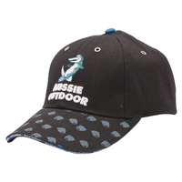 Custom katoen borduren logo cap man racing zwarte baseball cap