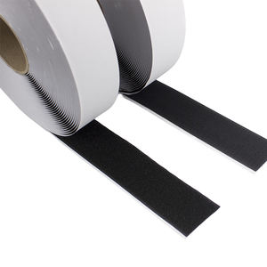 9,14 m x 2,54 cm Schwarzes Wasserdichtes Nylon-Klettband mit Einseitiger Klebefläche, Doppelrollen, Hochleistungs-Klettverschlussstreifen für - Product Image 2