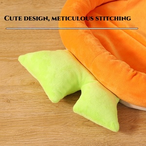 햄스터 둥지 따뜻한 면 소재 조립형 당근 모양 글라이더 황금햄스터 아늑한 잠자리 토끼 쥐 소형 애완동물 겨울 용품 - Product Image 3