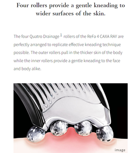 ReFa 4 CAXA RAY Rouleau de massage visage et corps, outil de beauté japonais, lifting cutané, raffermissement, amincissement, contouring, appareil de sculpture du visage - Product Image 3