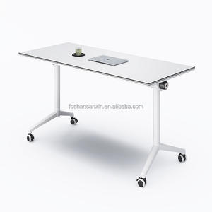 โต๊ะประชุมห้องประชุมสำนักงานโต๊ะนักเรียนผู้ใหญ่โต๊ะพับได้ปรับความสูงได้ - Product Image 3