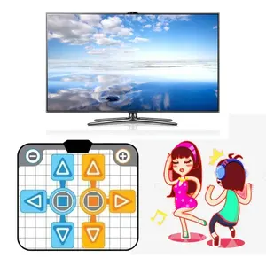 Pour <span class=keywords><strong>Nintendo</strong></span> Wii accessoires couverture de danse Portable antidérapant EVA Double personne tapis de danse pour Console de jeu - Product Image 2