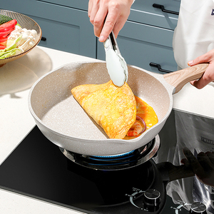 <span class=keywords><strong>CAROTE</strong></span> Sartén Profunda Antiadherente de Aluminio de 12 Pulgadas con Tapa, 5.5 Qt, Olla Jumbo para Saltear con Boquilla Vertedora, Apta para Cocina de Gas e Inducción - Product Image 4