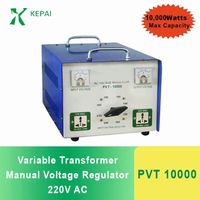 Vente en gros PVT 10KVA Transformateur Variac Affichage pointeur monophasé Ajuster manuellement la tension 220V 110V Appareils ménagers