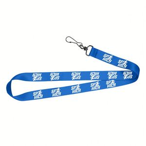 Porte-cartes d'identité personnalisé en gros, pas cher, avec cordon en polyester et logo - Product Image 1
