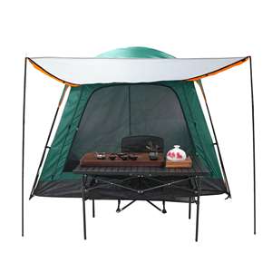 Çift katmanlı Oxford kumaş dört sezon su geçirmez çadır iki yatak odası bir oturma odası büyük uzay aile kamp tente - Product Image 6