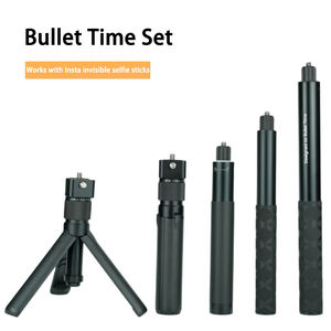 Bâton de caméra d'action 1m 2m 3m tige de poteau extensible en métal pour Ins/ta360 X3 X2 Rs360 trépied à poignée rotative avec bâton de <span class=keywords><strong>Selfie</strong></span> - Product Image 2