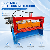 Nouvelle machine de formage de tôles de toiture en acier coloré à grande vitesse, roulement de moteur, marque Xindingli, garantie de 2 ans, niveau de sécurité élevé