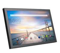 Tablet Android Layar Sentuh Dinding 18.5 Inci FHD RK3588 Octa Core WiFi RJ45 POE Tablet Android Linux dengan Baterai 7.4v di Dalam