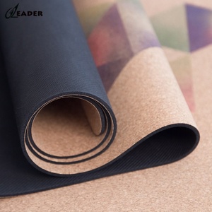<span class=keywords><strong>Amazon</strong></span> Venta caliente de caucho Natural Cork Yoga Mat Eco amigable - Product Image 4