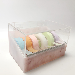 Hộp Đựng Băng Dính Lông Mi Acrylic Nhãn Hiệu Riêng Đá Cẩm Thạch Màu Hồng Cho 6 Miếng Băng Dính Lông Mi 10 Cái - Product Image 6