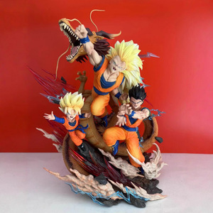 Figurines de collection Dragon Ball <span class=keywords><strong>Son</strong></span> Goten <span class=keywords><strong>Gohan</strong></span> Goku <span class=keywords><strong>Super</strong></span> <span class=keywords><strong>Saiyan</strong></span> 3 Dragon Fist, articles de dessin animé, figurines d'anime, ornements tendance, jouets - Product Image 2