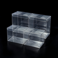 Boîte de rangement transparente en PET, épaisseur 0,5 mm, pliable, pour figurines