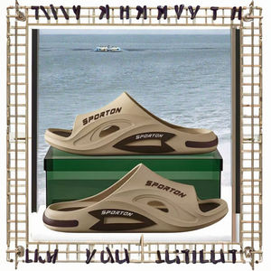 Pantuflas de Playa para Hombre, Diseño 2026, Ligeras, Antideslizantes, Transpirables, con Plataforma, Lindas Pantuflas Cálidas a Rayas - Product Image 2