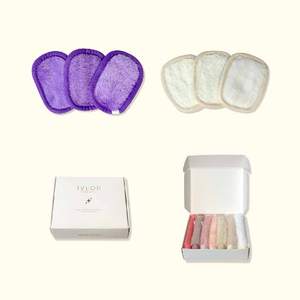 Tampons de coton démaquillants en microfibre lavables antibactériens pour le visage des femmes démaquillant le soutien de la bouffée Conception personnalisée - Product Image 4