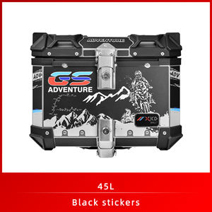 Fabricant universel 45L aluminium boîte arrière de <span class=keywords><strong>moto</strong></span> étanche <span class=keywords><strong>Top</strong></span> <span class=keywords><strong>Case</strong></span> coffre avec serrure de sécurité - Product Image 5