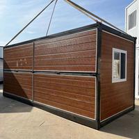 Usine chinoise, maisons préfabriquées pliables portables sur mesure de 20 pieds, petites maisons préfabriquées, conteneur pliable pour bureau, habitation, bureau