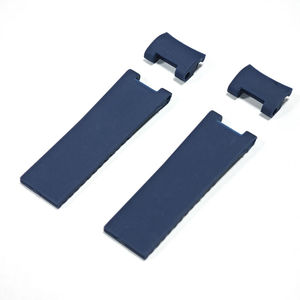 Bracelet de rechange en caoutchouc <span class=keywords><strong>bleu</strong></span> 22 mm pour montre marine Ulysse Nardin, série Marine - Product Image 6