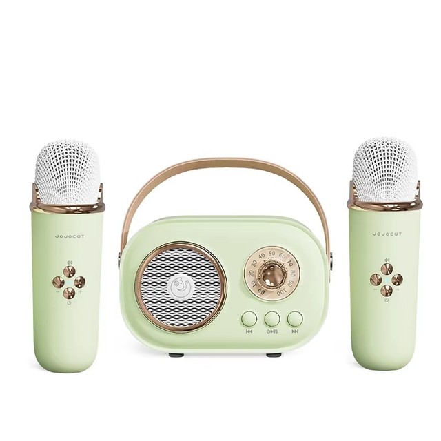 2 mic C20 Mini Android Wireless BT Audio Home Singing Karaoke Microphone Stereo Home KTV Set Smartphone Handsfree Call Speaker